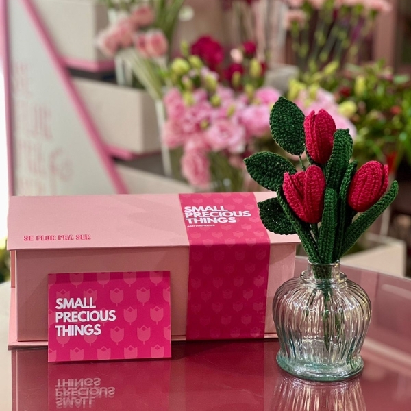 BOX TULIPA CROCHE - Small precious things