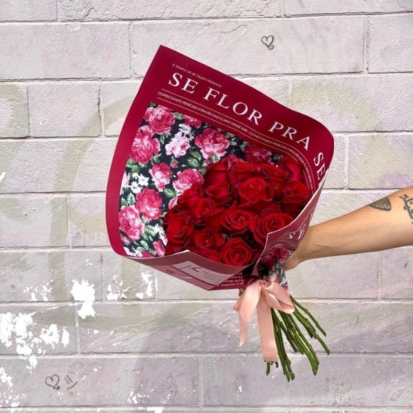 Buquê Rosas - 18 hastes